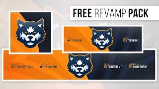 Cartoon Mascot Style Revamp Pack | Free Photoshop Template [Avatar, Banner & Header]