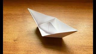 How to Make a Paper Boat that floats | Origami Tutorial | PaperManCraft