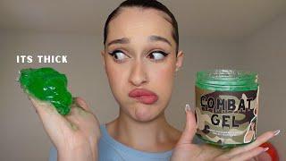 TRYING A TIKTOK VIRAL HAIR GEL | COMBAT GEL