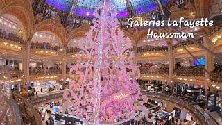 Galeries Lafayette Haussmann 2024 ️ Paris  The 130th Christmas ️ 4K.