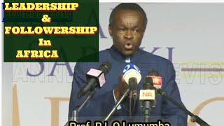 PROF PLO LUMUMBA GREATEST SPEECH THAT GOT NIGERIAN LEADERS CRYING IN PUBLIC