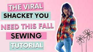 The Viral Shacket You Need - Sew the Connie Casual Shacket Pattern Today!