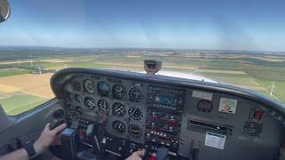 VFR straight-in RWY05 at Lelystad Airport (EHLE) | Cessna 172-R Skyhawk