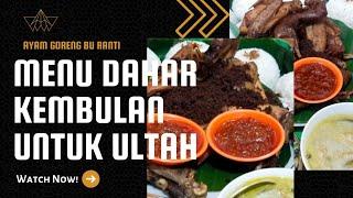 Dahar Kembulan Ayam Goreng Bu Ranti Untuk Menu Ulang Tahun Mardava Tri Pangestu di Rumahnya