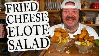 Dangerously Delicious Fried Cheese Curd Esquites Salad | Soups, Salads, Sandwiches