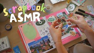 ASMR scrapbook tour ️ collages et découpages dans mon carnet de trucs !