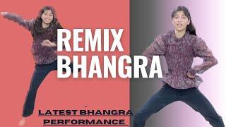 Bhangra Dance  Remix Bhangra Dance choreography-Swagger Dance Studio Amaravati Baddi SWAGGYQUEEN