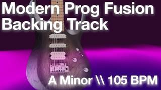 Modern Prog Fusion Guitar Backing Track (A Minor | 105 BPM)