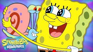 Gary Being the BEST Pet for 30 Minutes  | SpongeBob