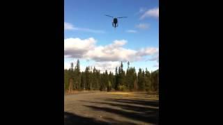 Helicopter transfer to ptarmigan hunt with Nordic Footprint