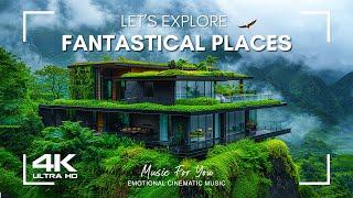 FANTASTICAL PLACES in 4K 60FPS HDR Dolby Vision (4K Video) | Cinematic Music