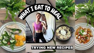 WHAT I EAT TO HEAL | A FULL Day Trying NEW Recipes