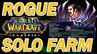 HOW TO SOLO FARM EPIC BOEs AS A ROGUE | WoW Classic SCHOLOMANCE