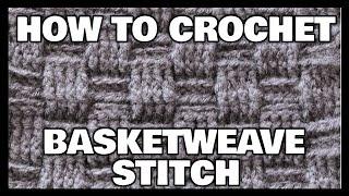 How To Crochet For Beginners | Basketweave Stitch | Kristin's Crochet Tutorial's