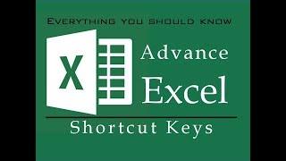 MS Excel Advanced Shortcut Keys in Hindi || Advance Excel Shortcut keys in Hindi