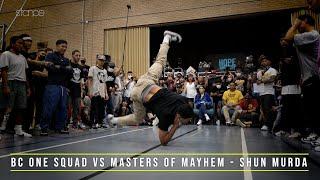 BC One Squad vs Masters of Mayhem x Shun Murda [prelims] // stance // BBOY CITY 2021