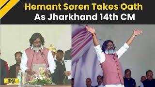 Hemant Soren Oath Ceremony: Hemant Soren Takes Oath As Jharkhand CM, Watch Oath Taking Ceremony