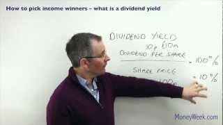 How to pick income winners - What is a dividend yield? - MoneyWeek Investment Tutorials