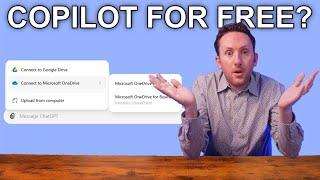 Do ChatGPT's new file features give you Microsoft 365 Copilot for free?