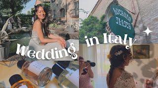 Italy Vlog｜一起走入葡萄酒莊婚禮｜男友吃月餅的反應、最好吃的米蘭式燉飯 ft. Addict 艾緹 // IzPeiPei