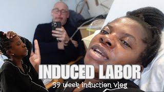 39 WEEKS LABOR INDUCTION VLOG UK | FIRST PREGNANCY |  bwwm interracial couple