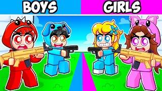 Boys vs Girls Roblox Rivals!