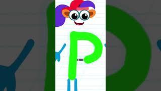 Alphabet P Tracing for Kids | Fun and Educational #Shorts