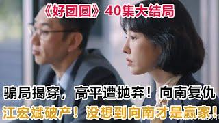 《好团圆》40集大结局：骗局揭穿，高平遭抛弃！向南复仇，江宏斌破产！本以为向中圆满，没想到向南才是赢家！#好团圆#江宏斌#向南#白百何#李纯#王玉雯