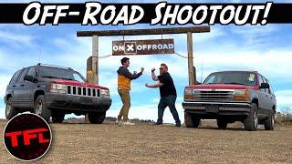 Jeep Grand Cherokee vs Ford Explorer | 1990's Affordable Off-Road Shootout!