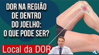 DOR NA PARTE DE DENTRO DO JOELHO, O QUE PODE SER? - Sintomas e tratamentos