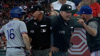 Holt, Woodward Both Get Ejected After Strikeout 7/25/21