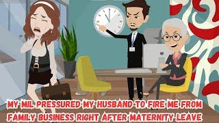 My MIL Pressured My Husband to Fire Me from Family Business Right After Maternity Leave