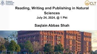 Reading, Writing and Publishing in Natural Sciences