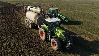 JOHN DEERE 8345R mit Annaburger Fass | Claas Axion 850 | Deutz-Fahr 7210TTV | John Deere 7R | Gülle