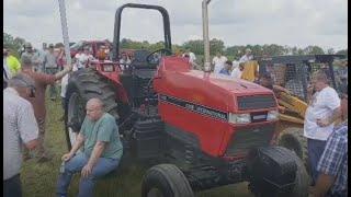 Harmony, PA Farm Auction Yesterday - New Holland Balers and CaseIH 5130 2WD Tractor Sold Strong