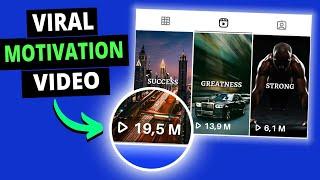 How To Create Viral Motivational Videos || Trending Motivational Reels Video Kaise Banaye?