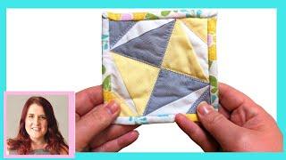 Miniature Quilt Tutorial Quilt along | Mini Quilt 14 Quilting Tutorial