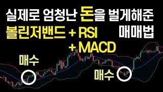 볼린저밴드 매매 타점 가장 정확한 단타 매매기법 (RSI, MACD 지표 조합 매매법, 비트코인 선물)