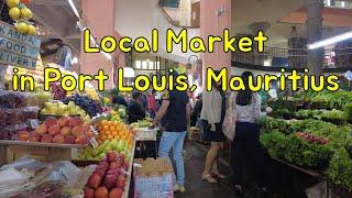 Local Market in Port Louis, Mauritius