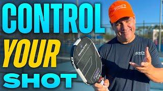 Control of Your Shot To Elevate Your Pickleball Game