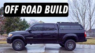 Off Road Build - 1st Gen Tundra Overview - Lift, Tires, Camper Shell Buildout