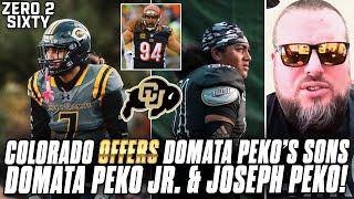 Colorado OFFERS Domata Peko's Sons Domata Peko Jr. & Joseph Peko!