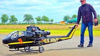 HUGE XXXL RC COBRA AH-1F US ARMY BELL 209 SCALE MODEL HELICOPTER