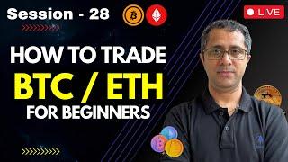 Crypto ki Class | Learn Crypto Trading #deltaexchange #btc #cryptolive | Session - 28