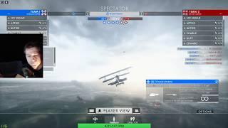 Battlefield 1 - Fighter with aimbot