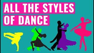 ALL DANCE STYLES in the World [ todos los tipos de baile - tipos de danza ] 