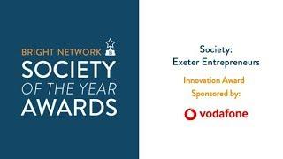 Exeter Entrepreneurs Society - Bright Network Innovation Award