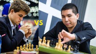 Magnus Carlsen Vs Wesley So | Tata Steel India Rapid 2024