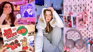 Fangirl with me at 3AM!!! (Rainy night vlog) ₊˚｡𖦹 °