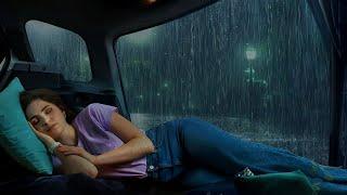 Rain sounds for sleeping | Lulled You to Sleep with Raindrops Outside the Window of the Camping Car